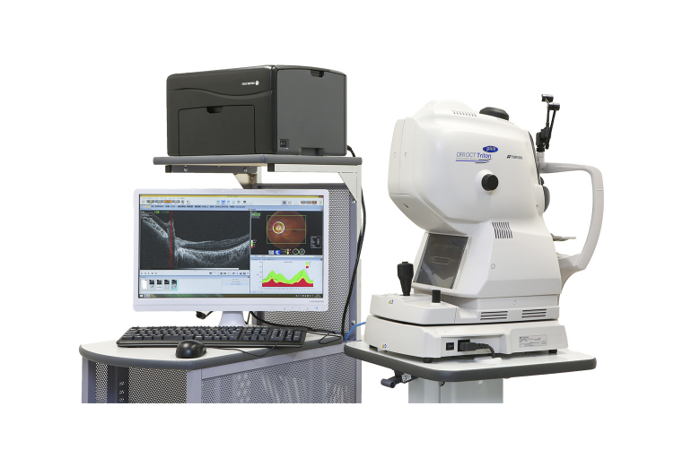 3次元眼底撮影装置（OCT）：DRI OCT Triton（トリトン）