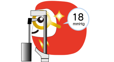 だるがん君　接触型眼圧計