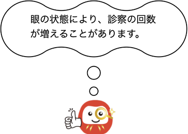 術後１か月頃に縫合糸を抜糸する予定です。